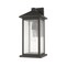 Z-Lite Portland 1 Light Outdoor Wall Sconce, Oil Rubbed Bronze And Clear Seedy 531MXL-ORB - alternate 2